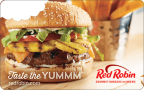 Red Robin Online Gift Card (Electronic Delivery) – Buy with Bitcoin