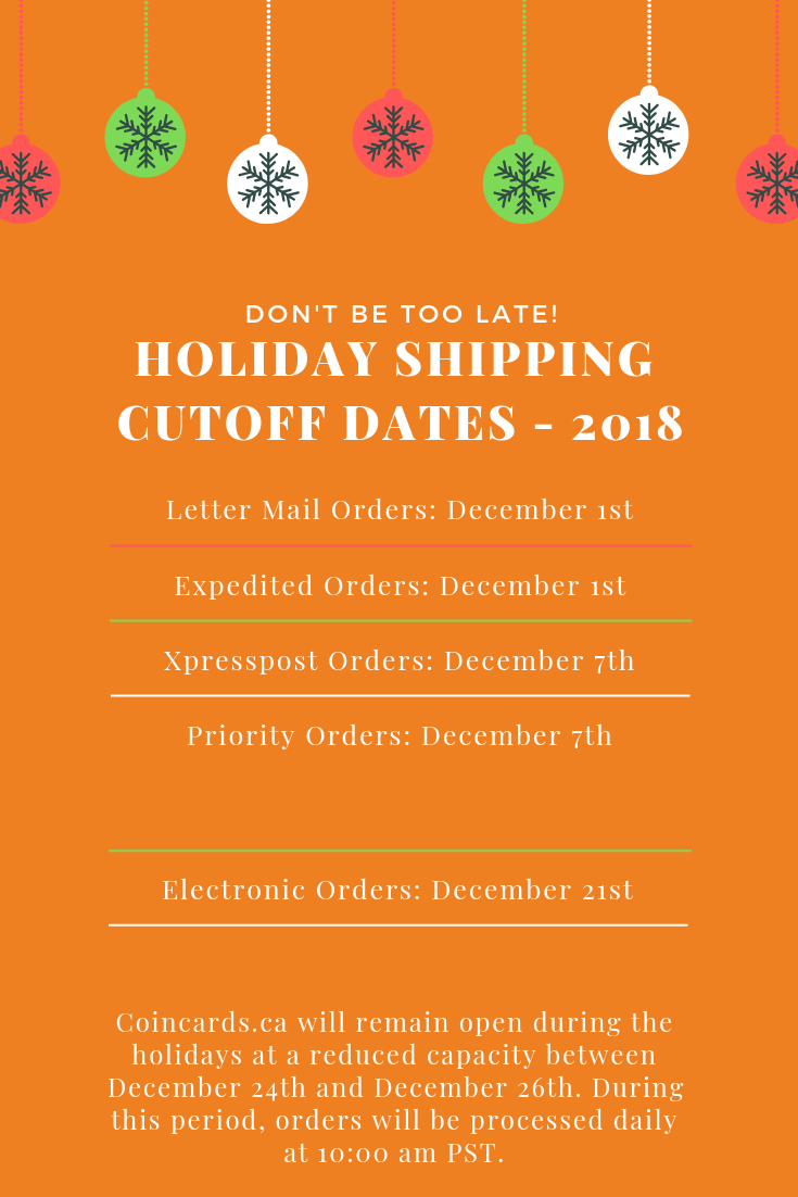 Holiday Shipping
