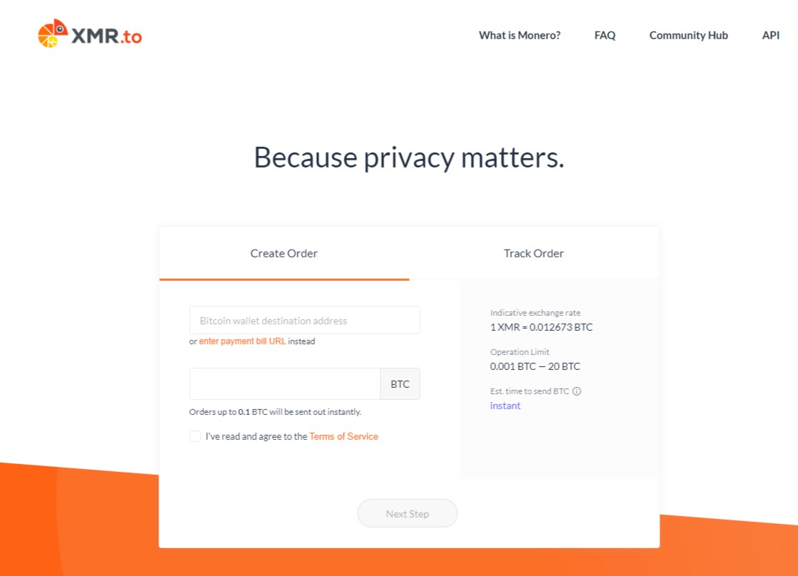 XMR Website