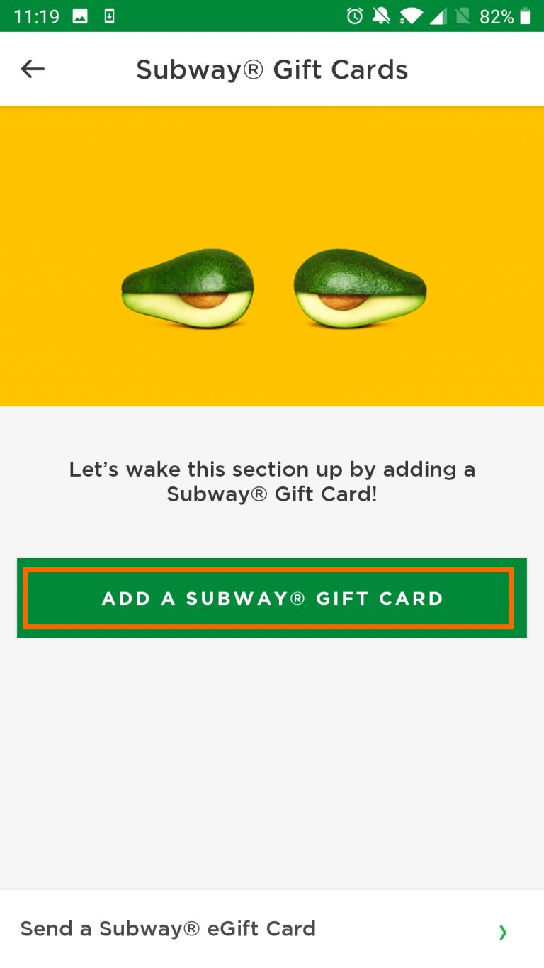 Subway Online Gift Card (Electronic Delivery) Coincards Canada