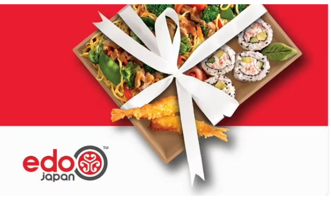 Edo Japan Online Gift Card (Electronic Delivery) $25.00