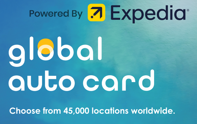Global Auto Card powered by Expedia Online Gift Card (Electronic Delivery)