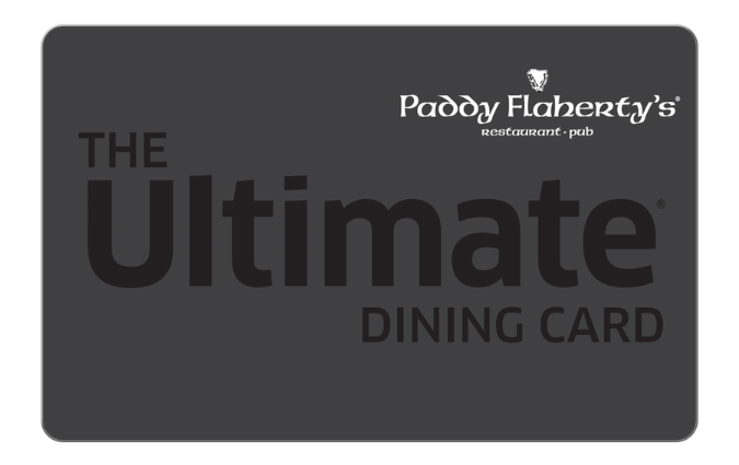 Paddy Flaherty’s Online Gift Card (Electronic Delivery) $10.00