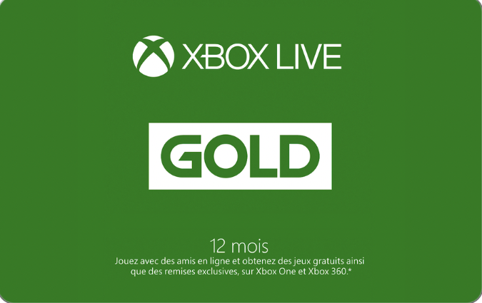 Xbox Live Gold Online Gift Card (Electronic Delivery) $15.00