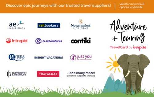Adventure & Touring TravelCard by Inspire Online Gift Card (Electronic Delivery) – Buy with Bitcoin